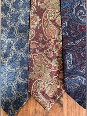 Vintage Jaeger 100% Silk Neckties
